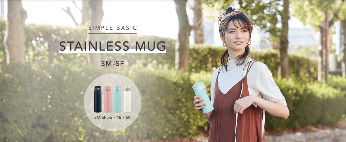 象印 ONE TOUCH 不銹鋼保溫杯 480ml SM-SF48